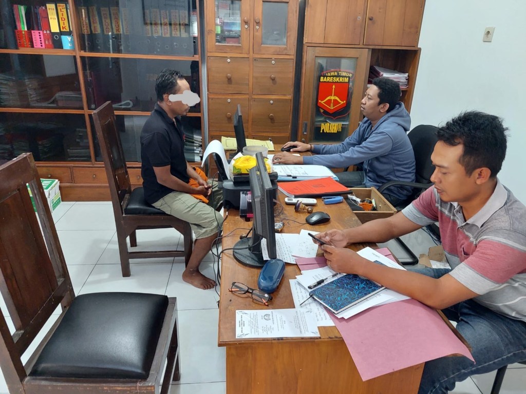 Polres Nganjuk Amankan Pelaku Pencurian Battery Tower BTS, Ditangkap Saat Melakukan&nbsp;Aksi