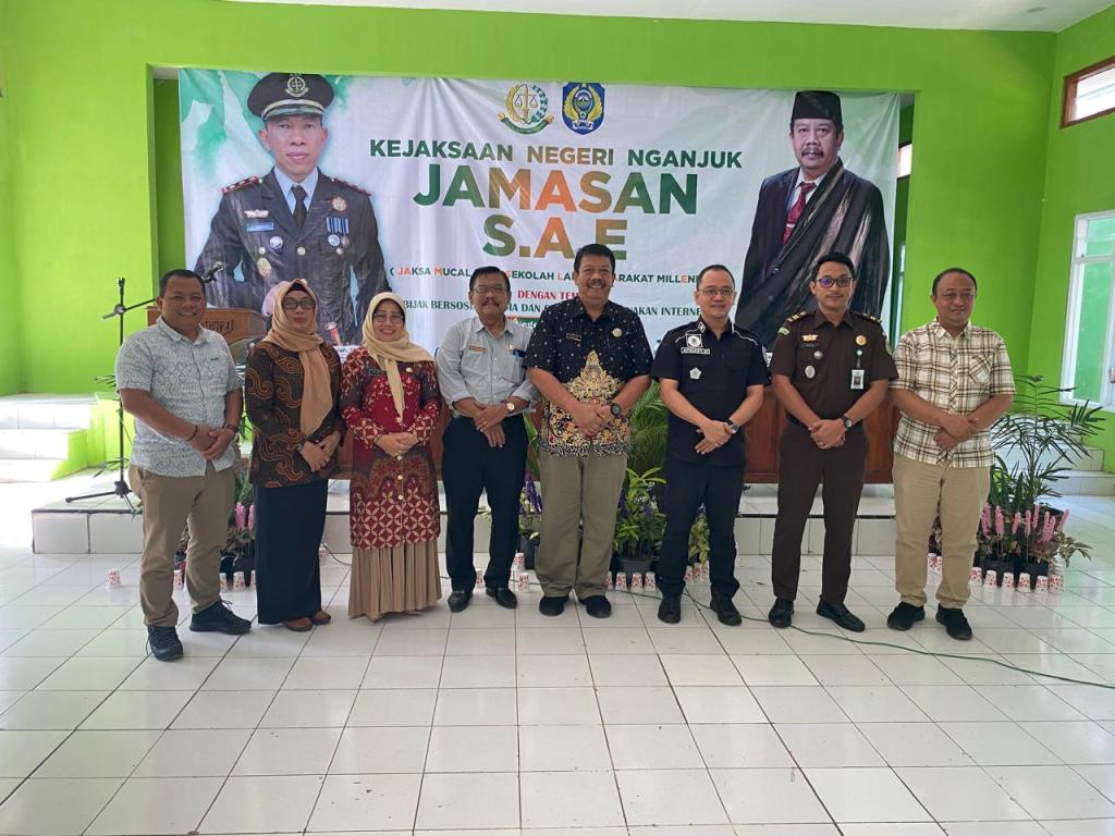 Kejari Nganjuk JAMASAN SAE Mengambil Tema “Bijak Menggunakan Internet dan&nbsp;Sosmed”
