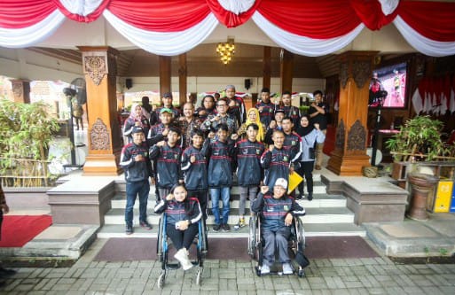 Mas Pj. Ali Kuncoro Sambut Perolehan Dua Emas dan Dua Perak Atlet Paralimpik Kota&nbsp;Mojokerto