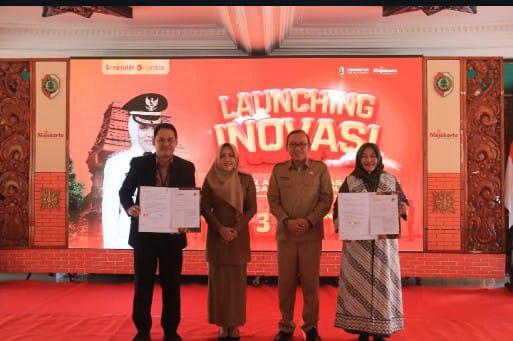 Pemkab Mojokerto Launching Inovasi Super APPS Mojosakti, Bupati Ikfina: Mendapatkan Apresiasi dan Masuk 10&nbsp;Besar