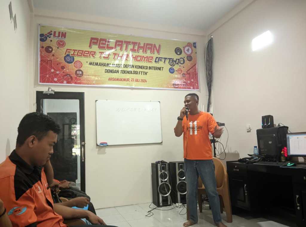 PT. Lintas Jaringan Nusantara Bengkulu Gelar Pelatihan Fiber To The Home (FTTH), Peserta&nbsp;Antusias