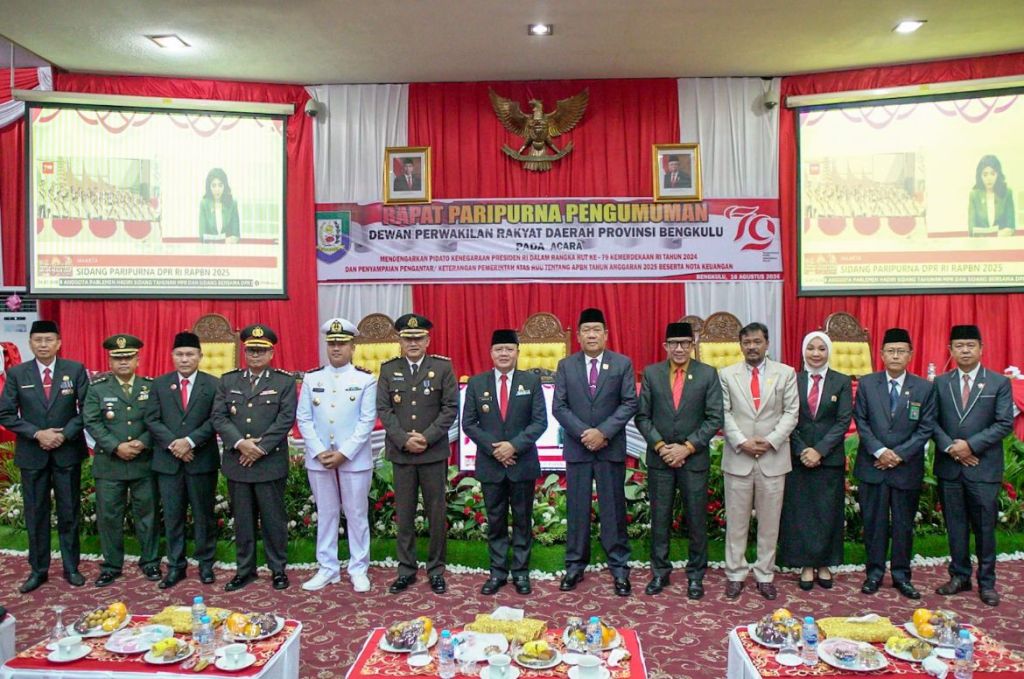 Pemaparan Kondisi Pertumbuhan Ekonomi Indonesia, Gubernur Rohidin Apresiasi Pidato Presiden Jokowi Dalam HUT RI&nbsp;Ke-79