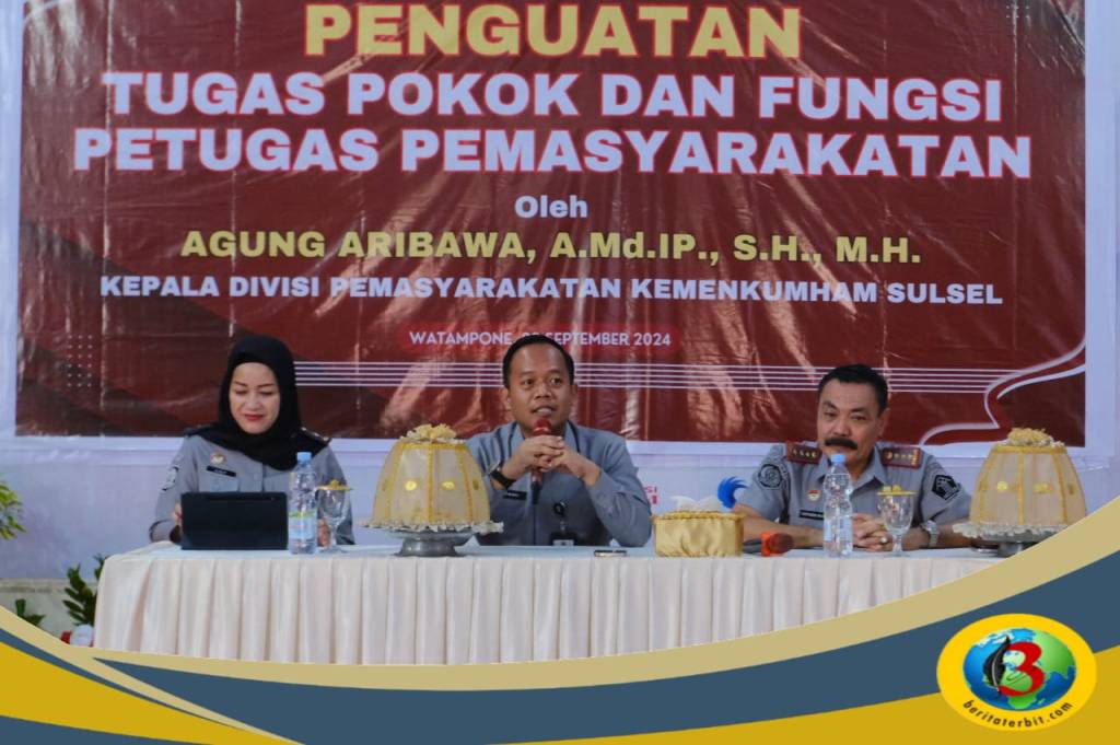 Berikan Penguatan Tupoksi, KadivPas Kanwil Kemenkumham Sulsel: Wujudkan Kolaborasi Sinergitas dan&nbsp;Integritas