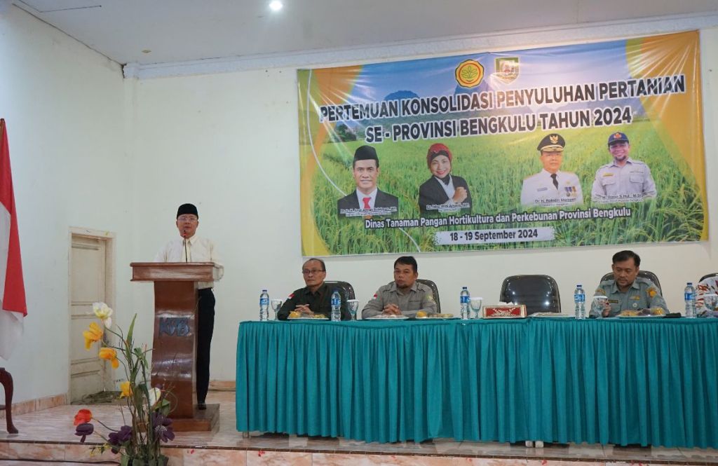 Gubernur Rohidin Gelar Konsolidasi Penyuluh Pertanian untuk Perkuat Sektor&nbsp;Pertanian