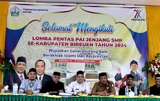 Disdikbud Gelar Lomba PAI Jenjang SMP se-Kabupaten&nbsp;Bireuen